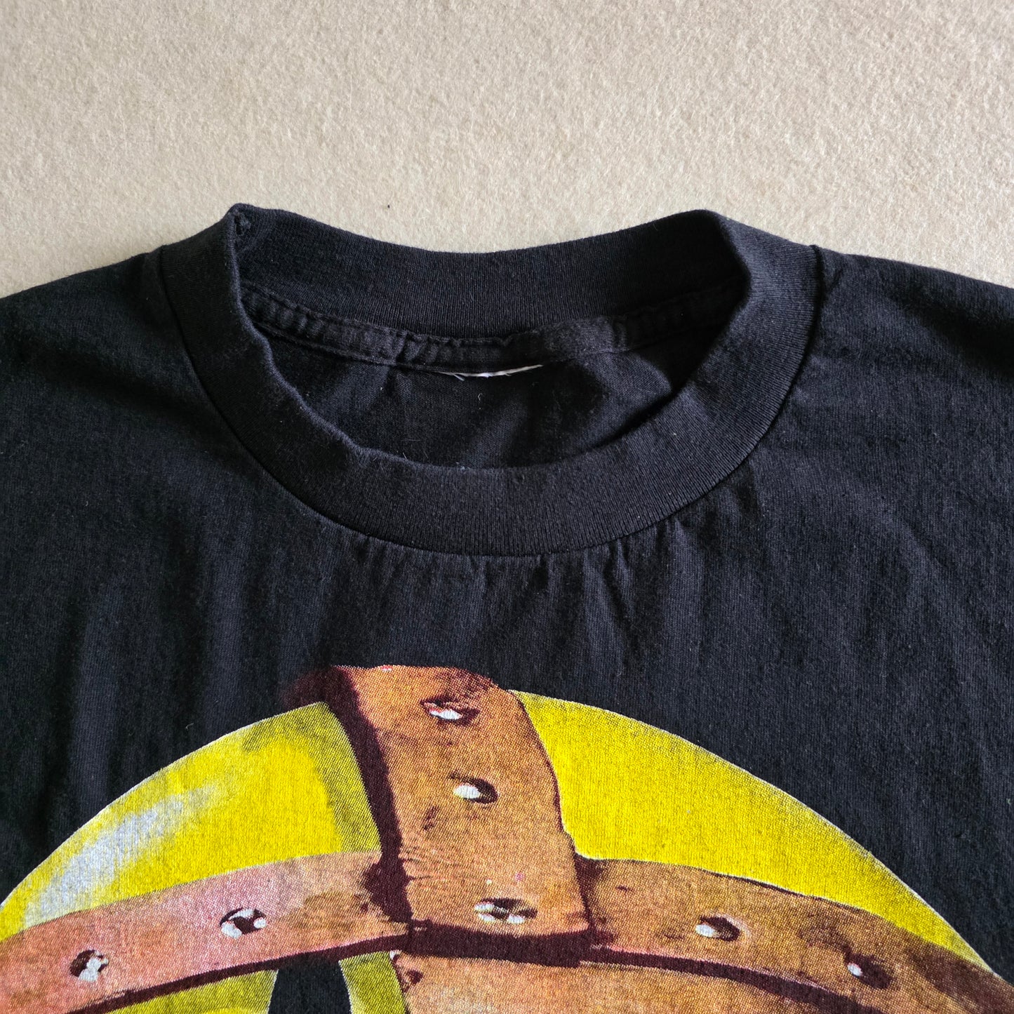 Mankind WWF Mick Foley Vintage-Style Tee Tshirt L Large Black