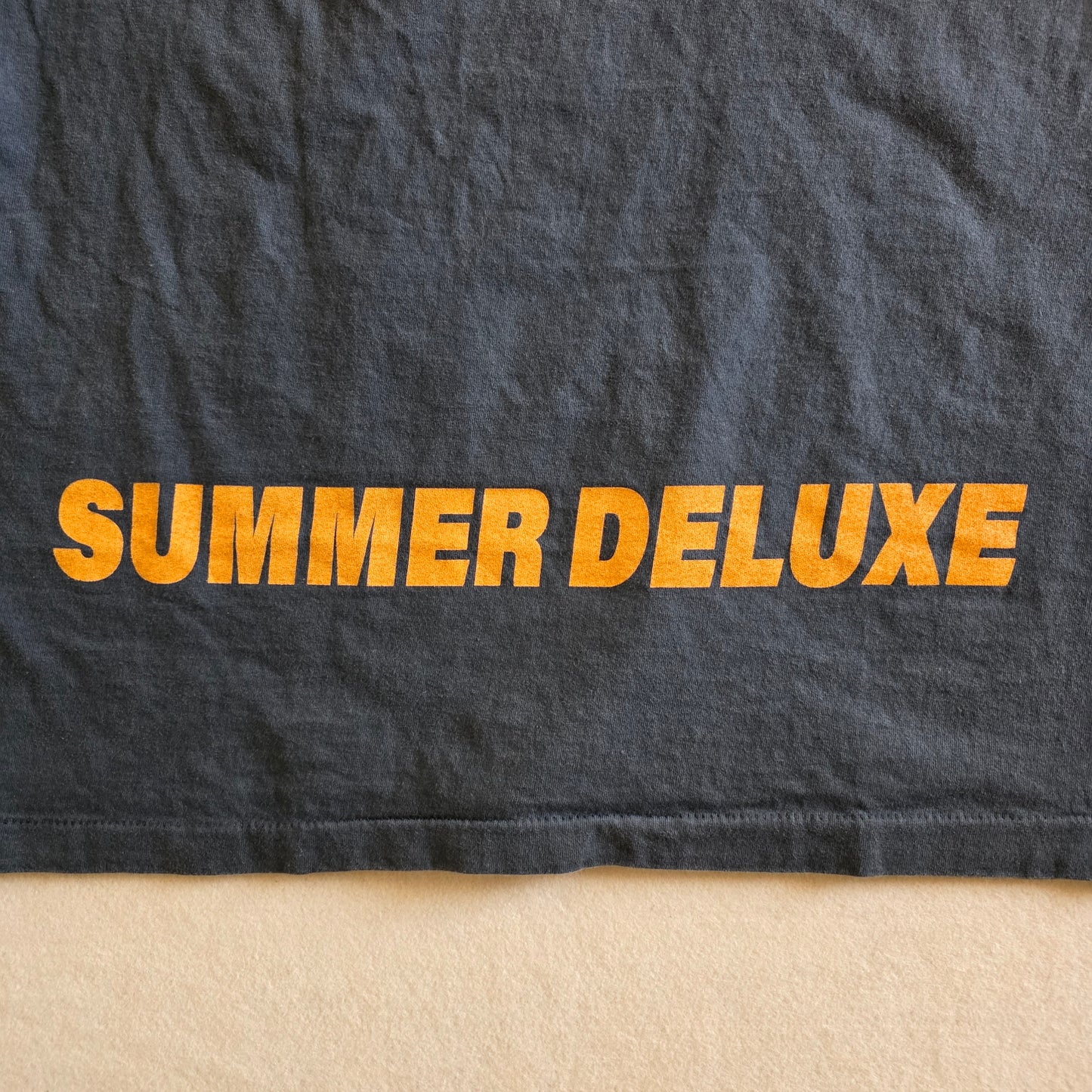 Sade Summer Deluxe Enzyme-washed Graphic Tee Tshirt Large Faded Black