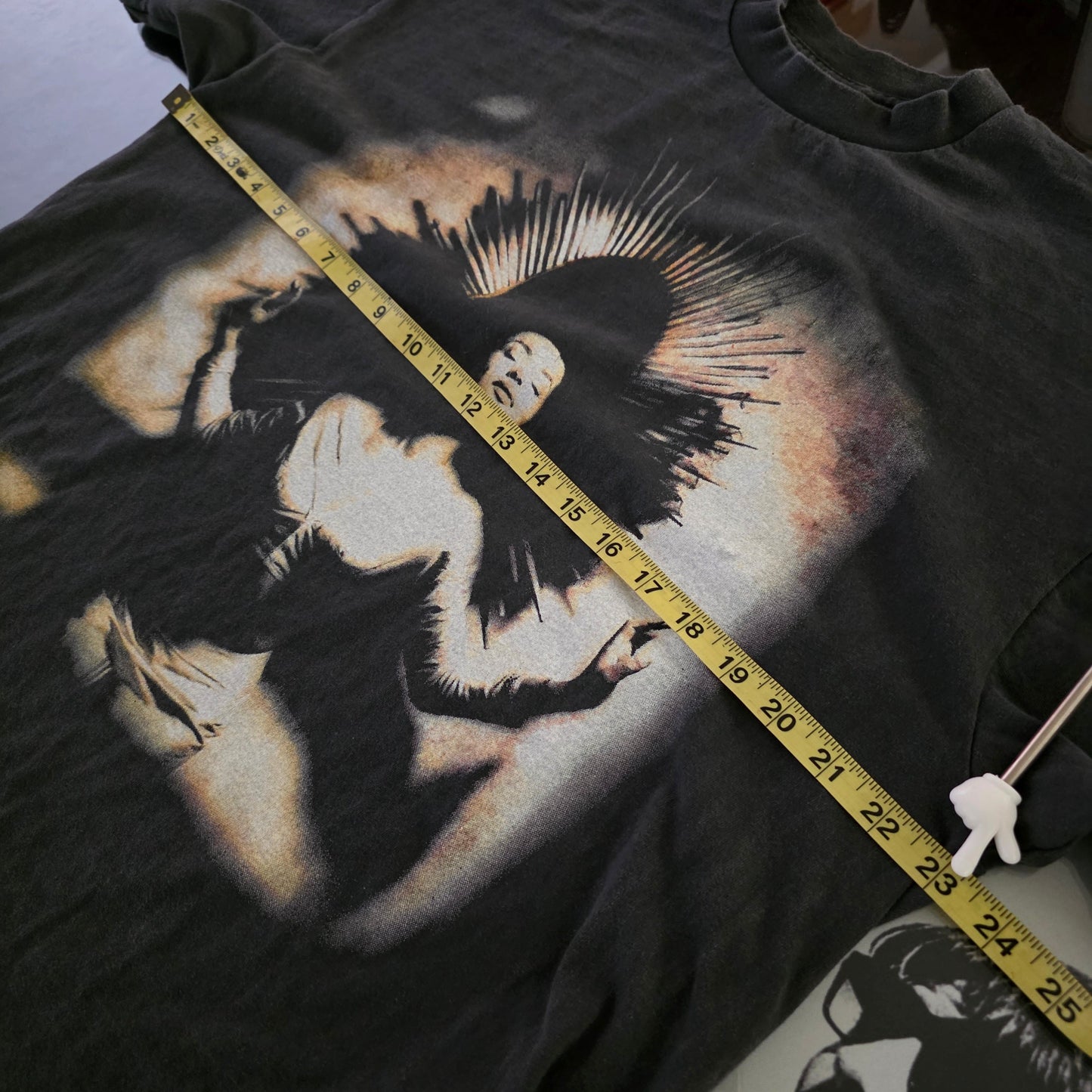 Sade Summer Deluxe Enzyme-washed Graphic Tee Tshirt XL Faded Black