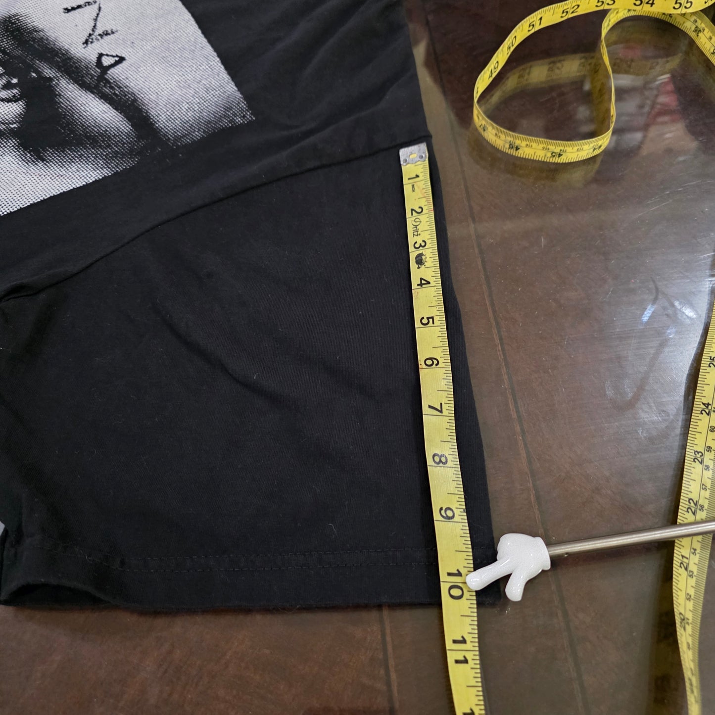 Madonna Oversized Retro Graphic Double-sided Tee XL Black