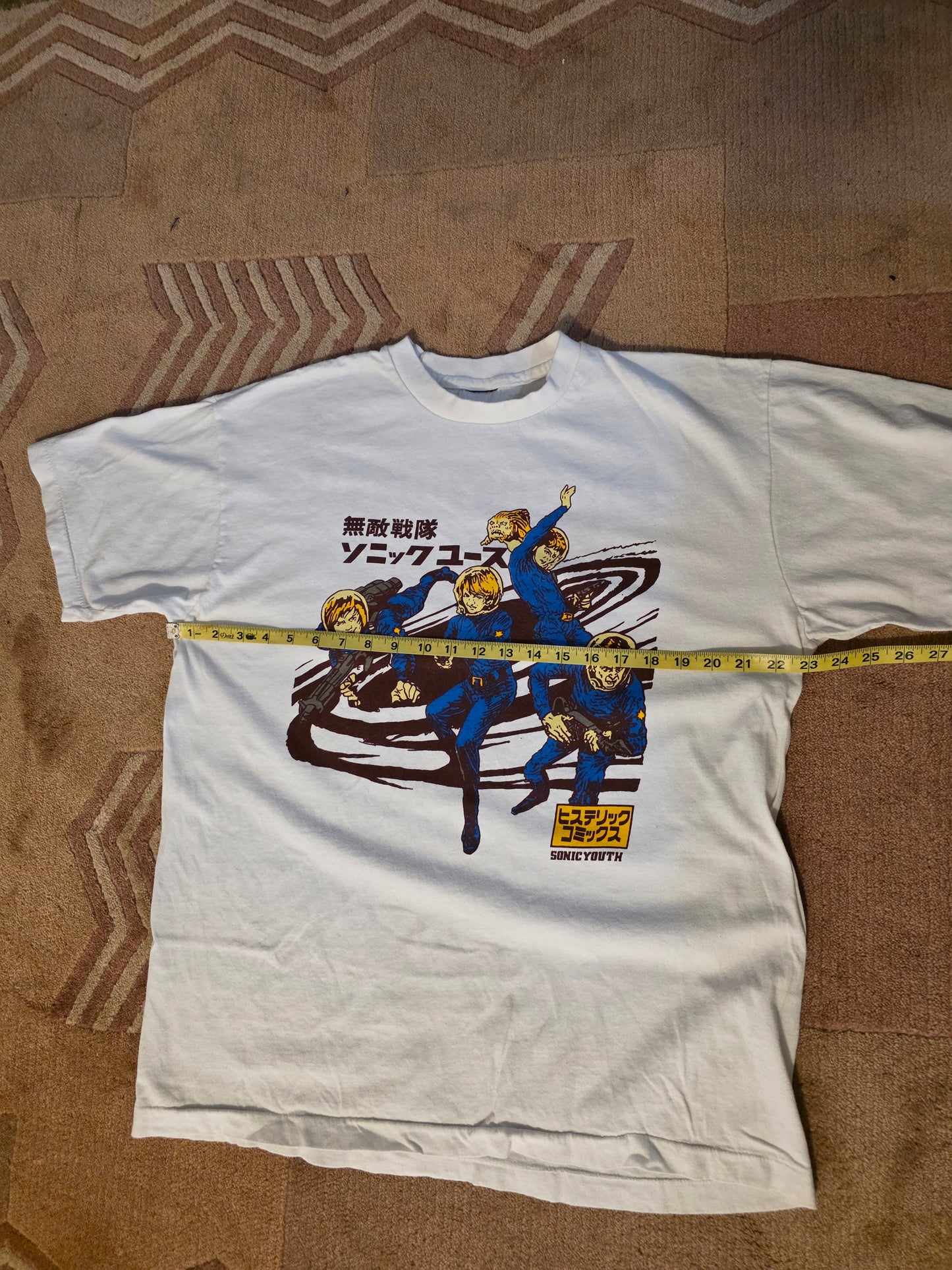 Sonic Youth Retro Graphic Double-sided Tee XL