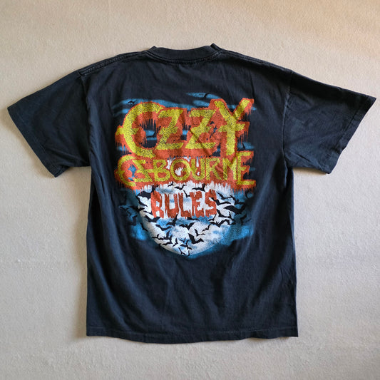 Ozzy Osbourne Big Print Vintage-Style Graphic Tee
