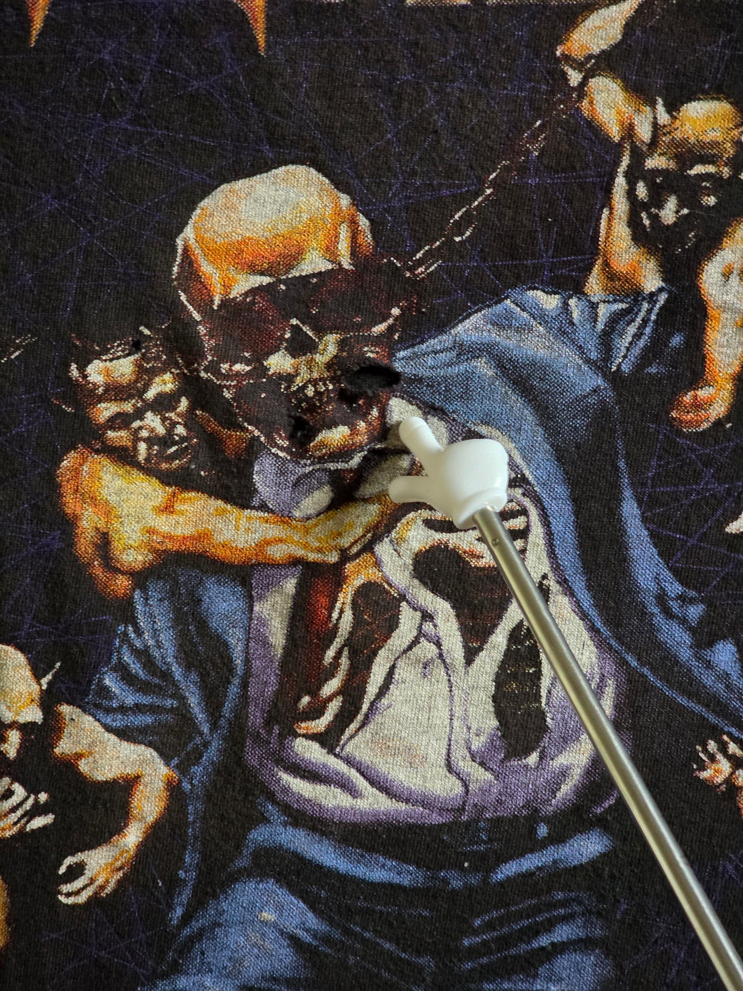 Megadeth Destroyed Overprint Tee Tshirt Distressed XL