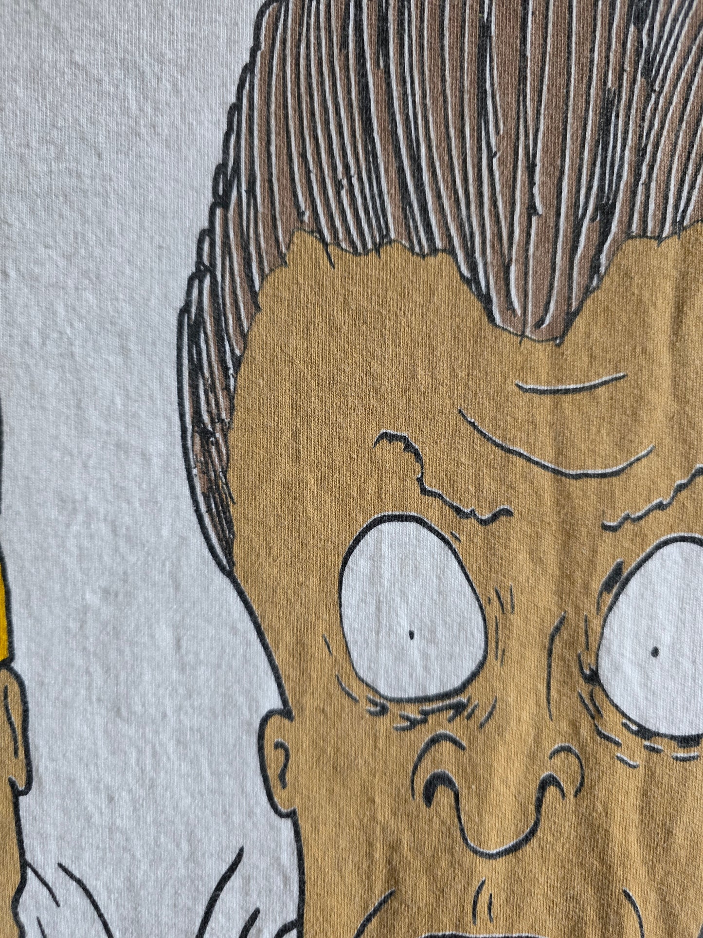 MTV's Beavis And Butthead Double-sided Print Tee Tshirt L