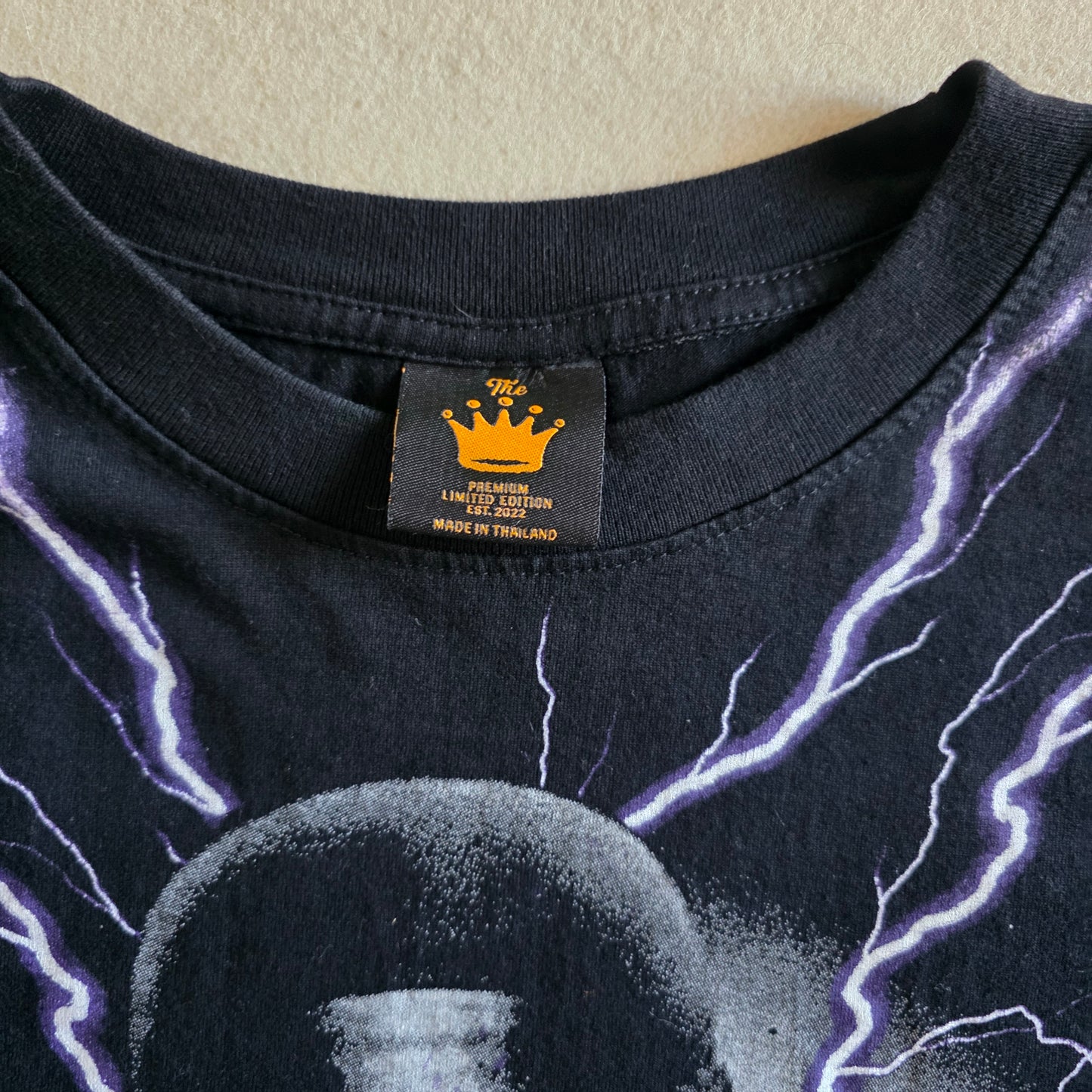 The Undertaker WWF Overprint All Over Print Tshirt Tee XL Original Print