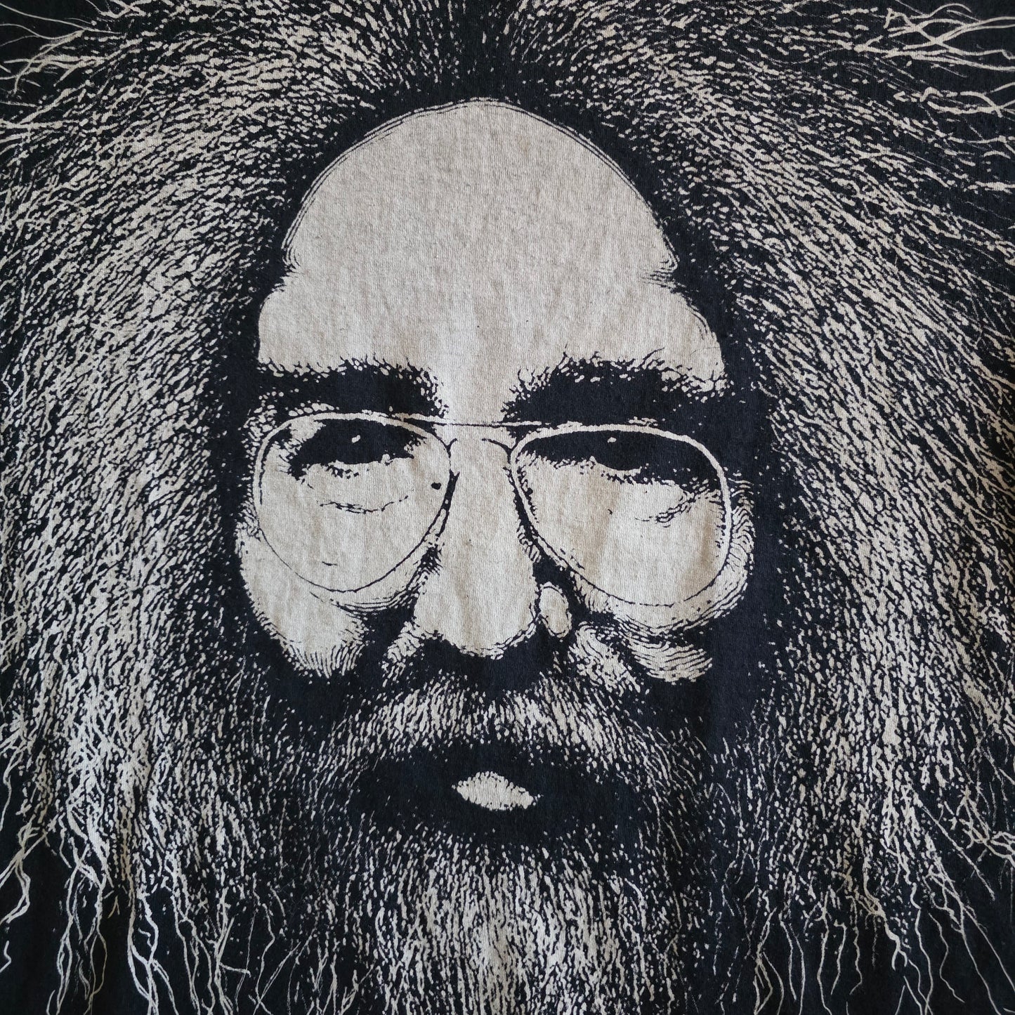 The Grateful Dead Jerry Garcia Overprint All Over Print Tee Tshirt L