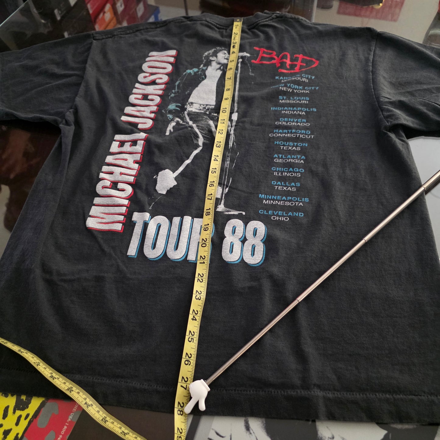 Michael Jackson Bad Double-sided Print Tee Tshirt XL
