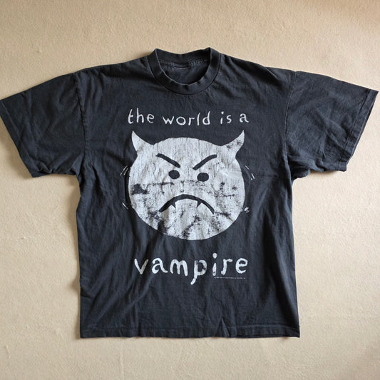 Smashing Pumpkins Infinite Sadness Tour Double-sided Print Tee XL Faded