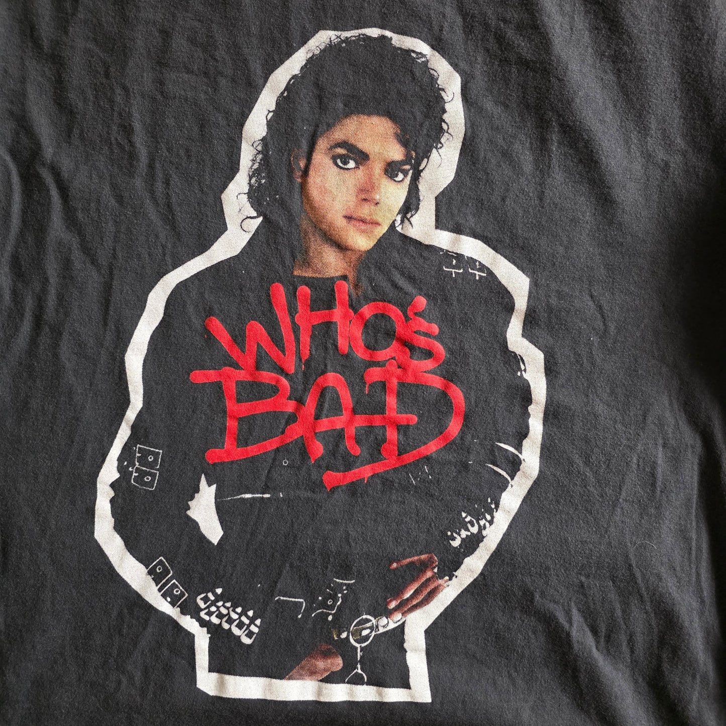 Michael Jackson Bad 88 Tour Double-sided Print Tee Tshirt Large