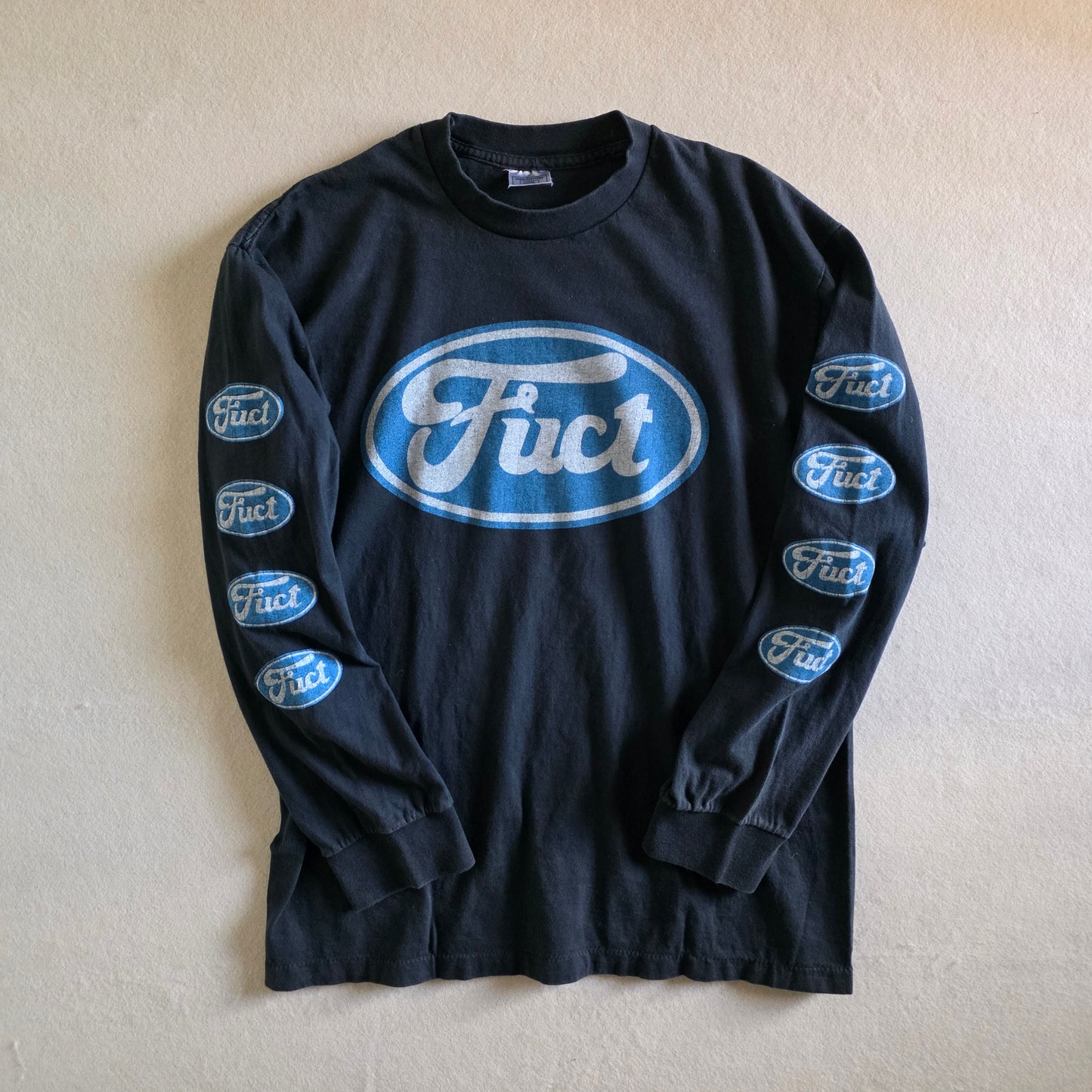 Fuct Rage Against The Machine Overprint AOP All Over Print LS Tee Tshirt