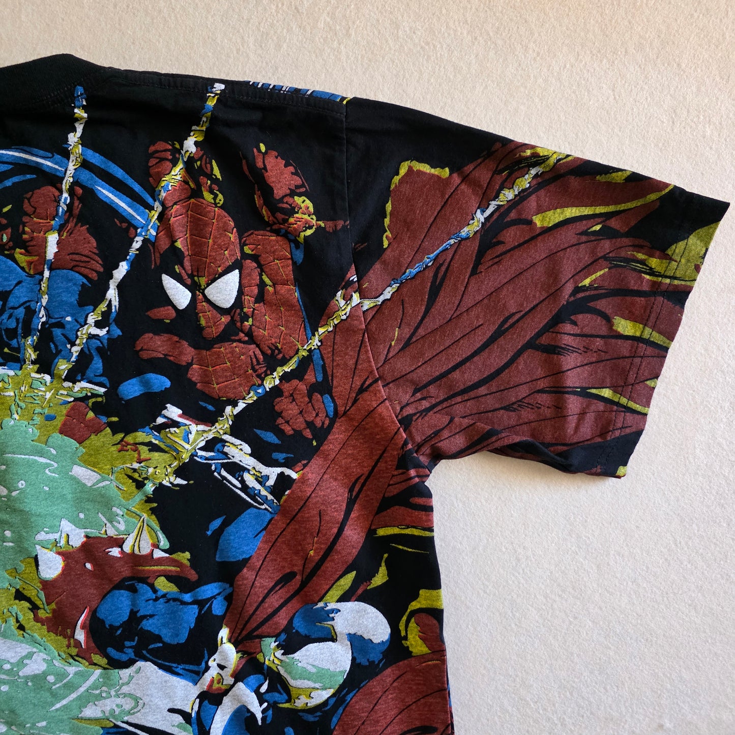 Spawn Spiderman Venom Mashup Overprint AOP All Over Print Tshirt Tee Large