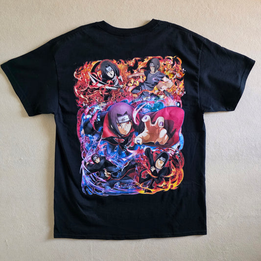 Naruto Itachi Tshirt Tee Large Black