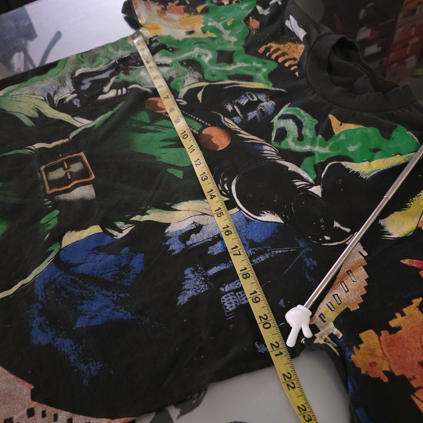 Doctor Doom Victor Von Doom Overprint All Over Print TShirt Tee Large