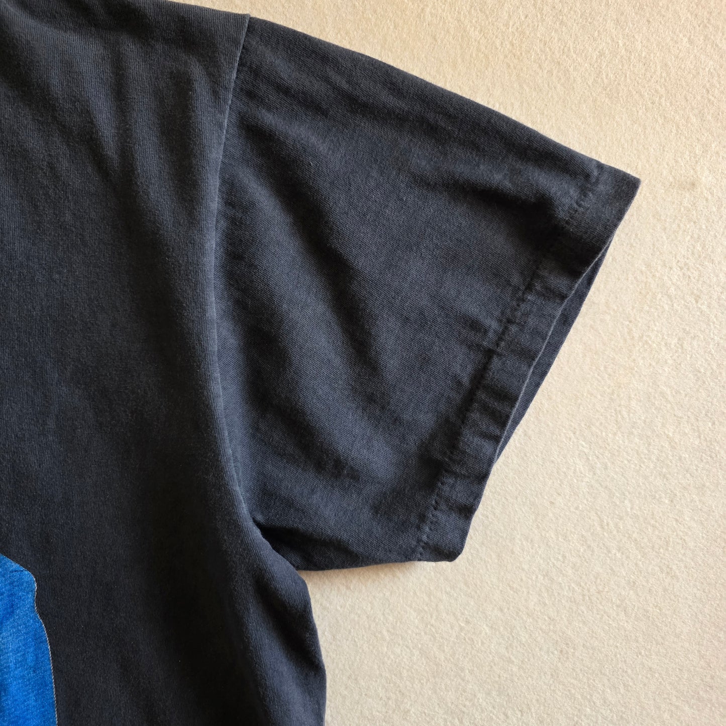 Sade Portrait Big Print Double-sided Tshirt Faded Black XL