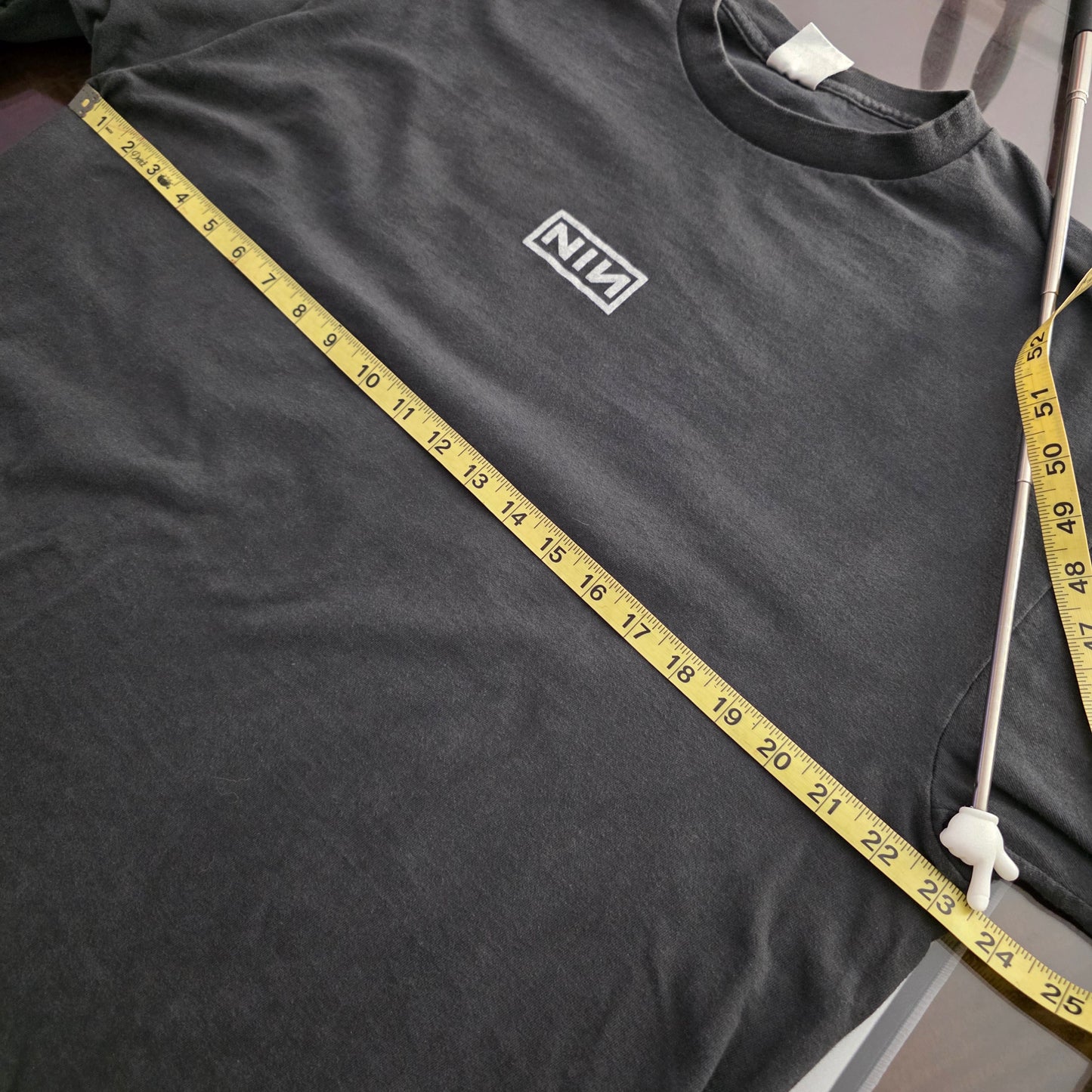 Nine Inch Nails The Downward Spiral Year Zero Long Sleeve Tshirt Faded XL