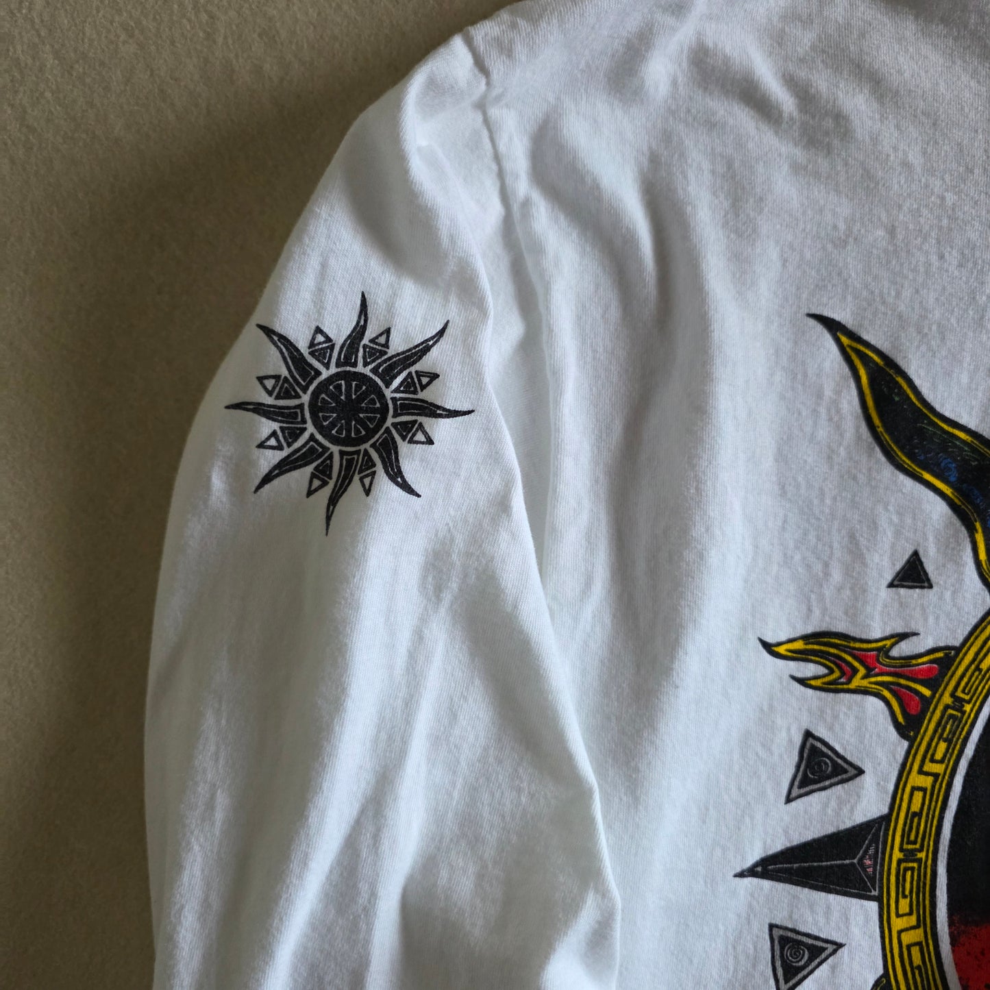 Alice In Chains Dirt 4-sided Print Long Sleeve Tshirt White XL