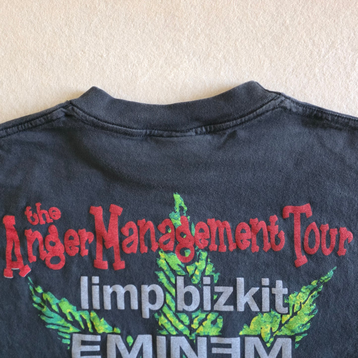 Limp Bizkit Eminem Papa Roach Anger Management Tour Tee Tshirt L Faded
