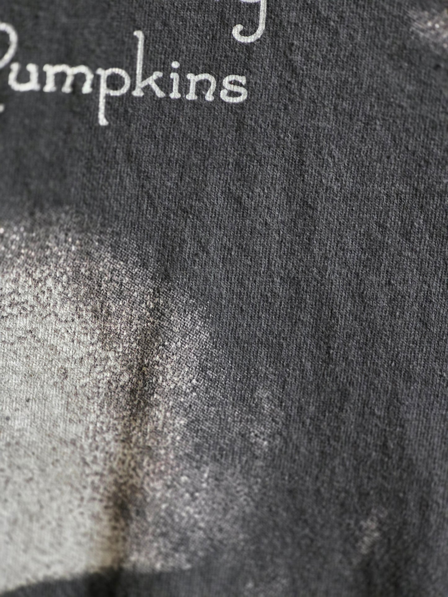 Smashing Pumpkins Enzyme Washed Overprint Tee Tshirt