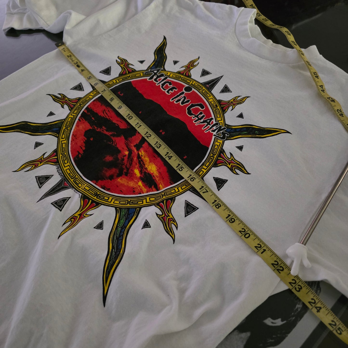 Alice In Chains Dirt 4-sided Print Long Sleeve Tshirt White XL
