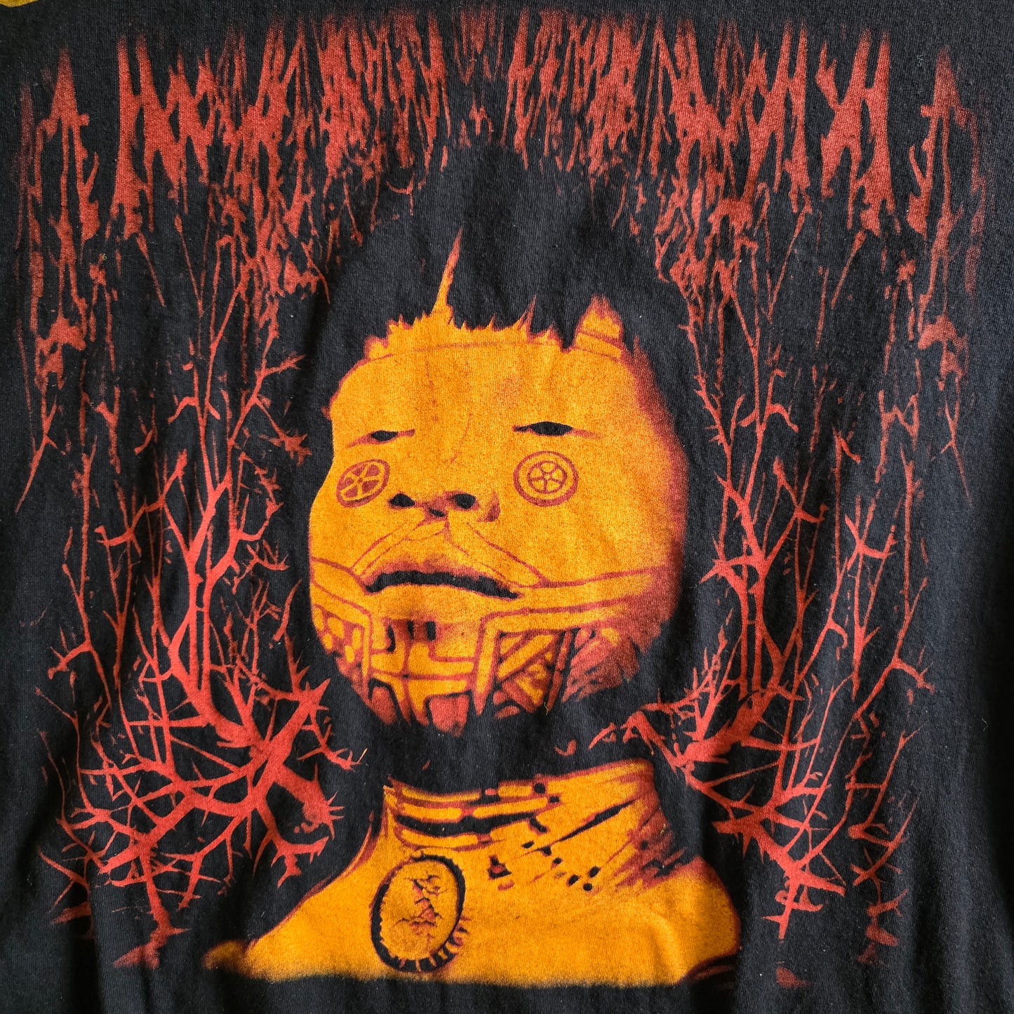 Sepultura Bloody Roots Vintage-Style Graphic Double-sided Tee XL Black