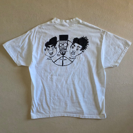 De La Soul Graphic Tee Tshirt XL Washed White