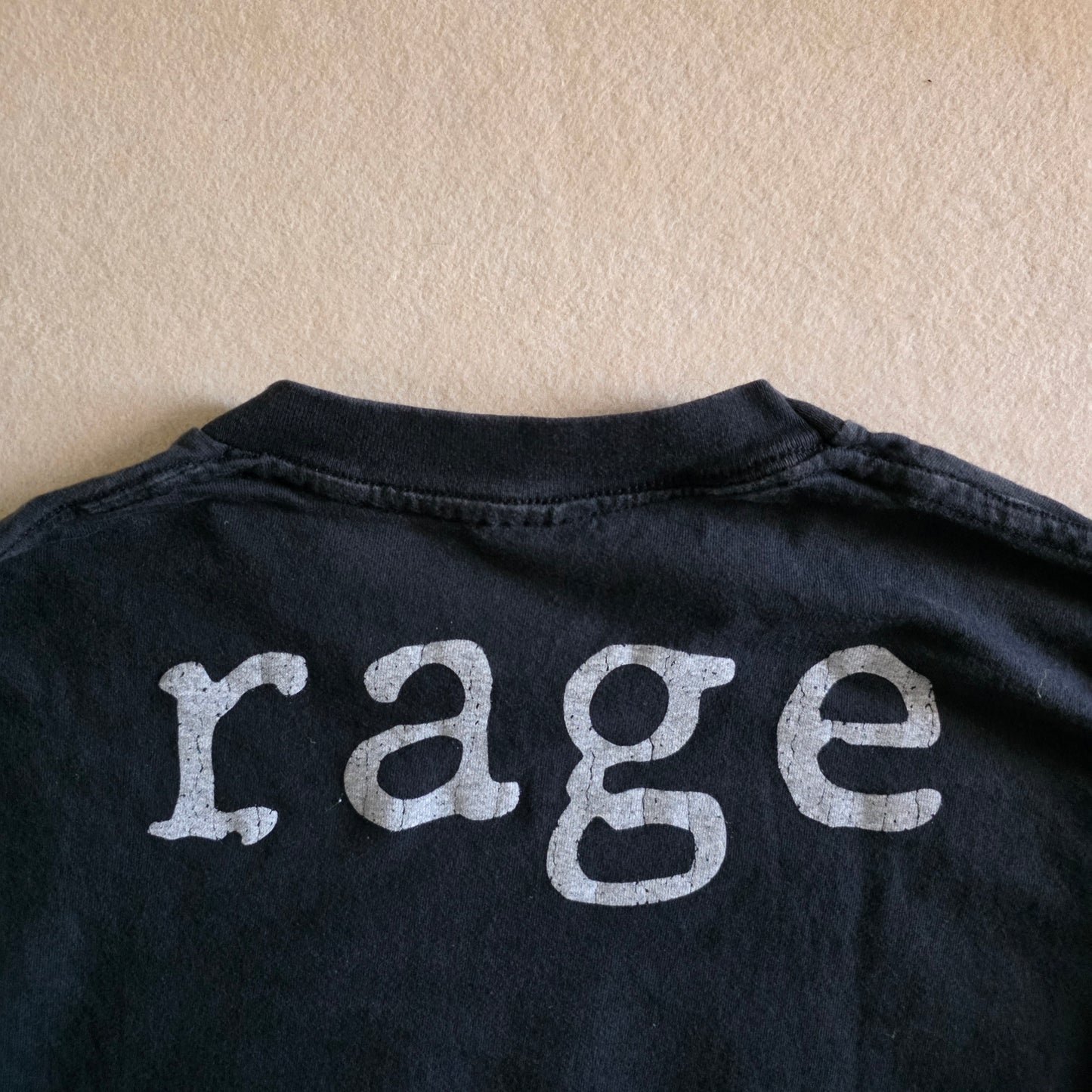 Fuct Rage Against The Machine Overprint AOP All Over Print LS Tee Tshirt