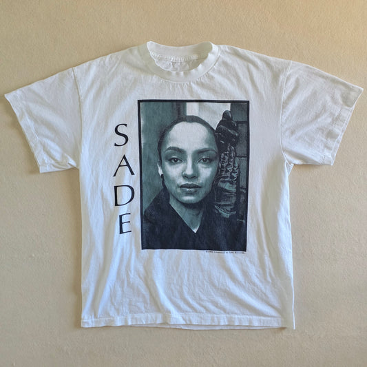 Sade Portrait Big Print Vintage-Style Tour Tee Tshirt L Large