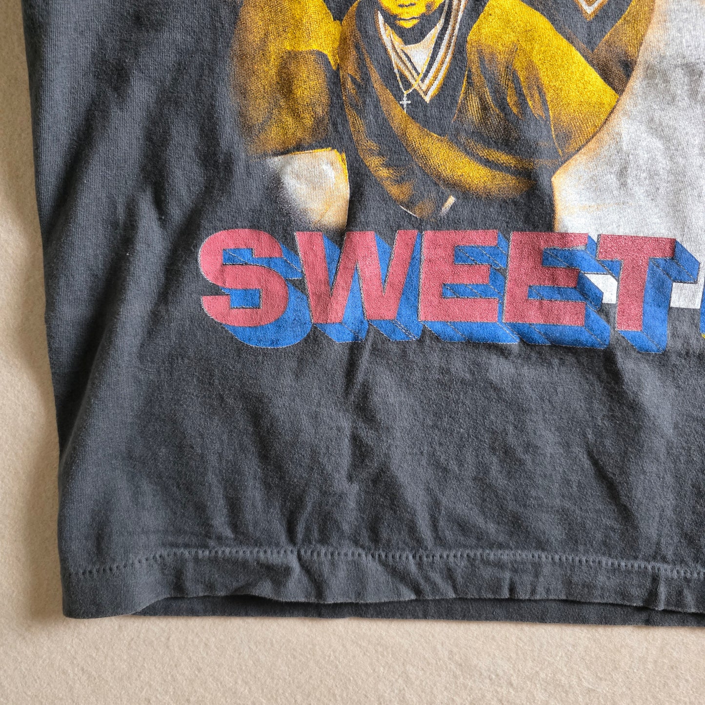 Mariah Carey Boyz II Men One Sweet Day Double-sided Tshirt XL Faded Black