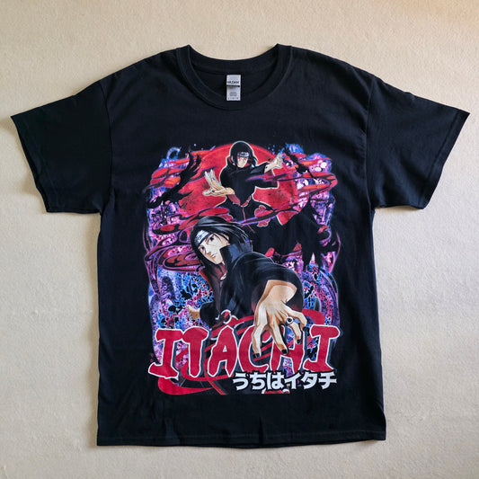 Naruto Itachi Tshirt Tee Large Black