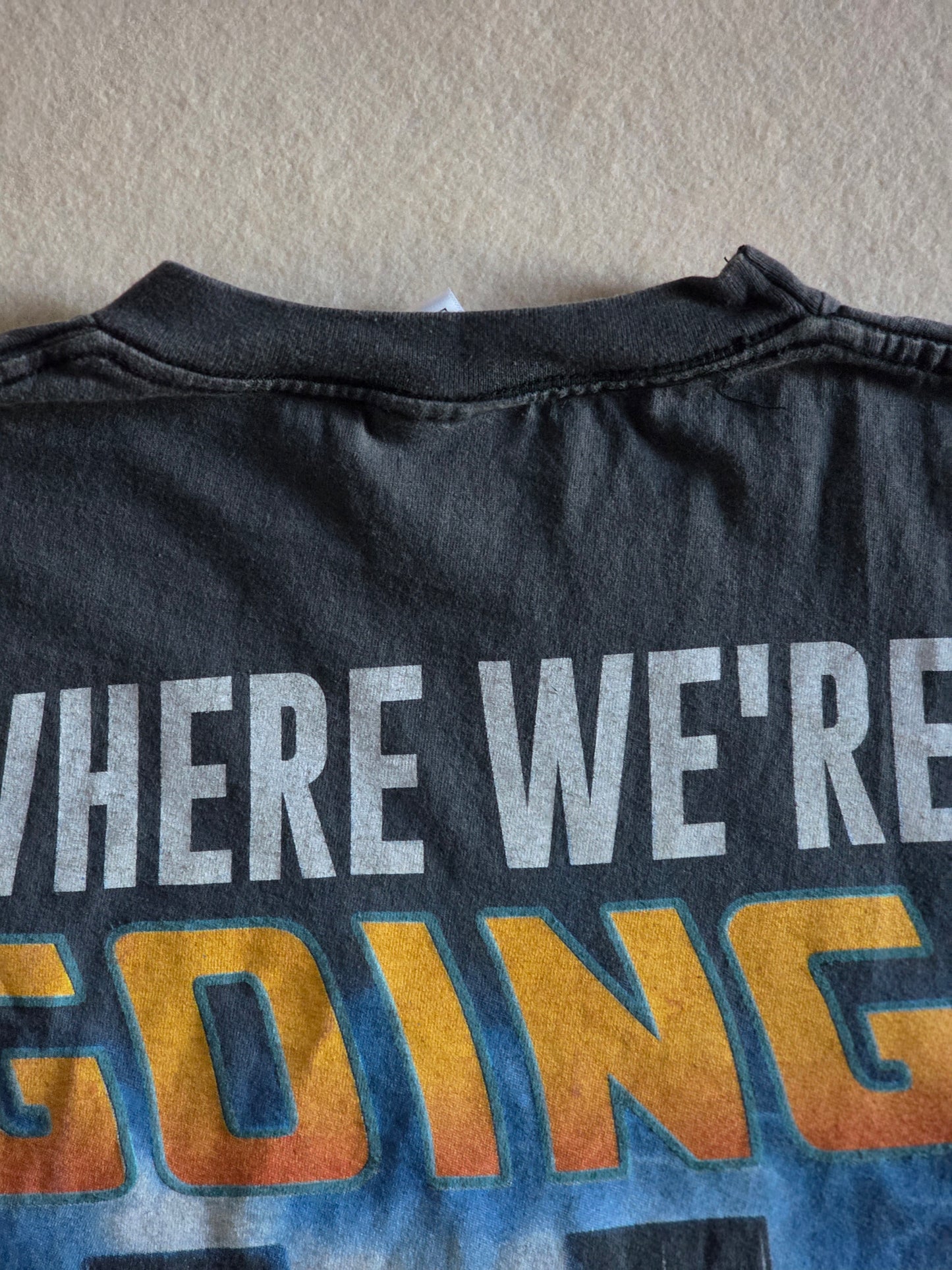 Back To The Future Double-sided Print Movie Tee Tshirt L Large