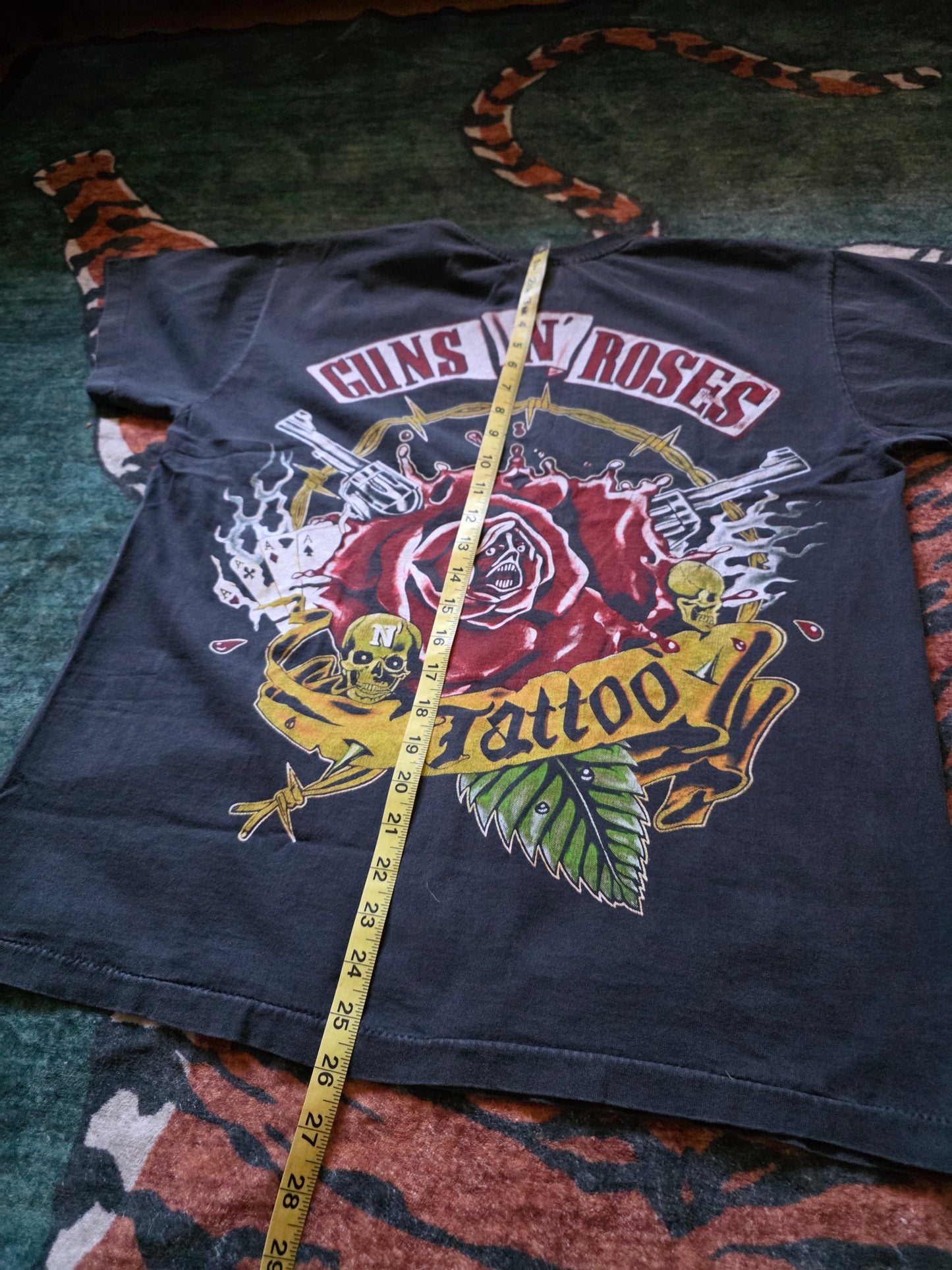 Guns N Roses GNR Tattoo Overprint Tee Tshirt