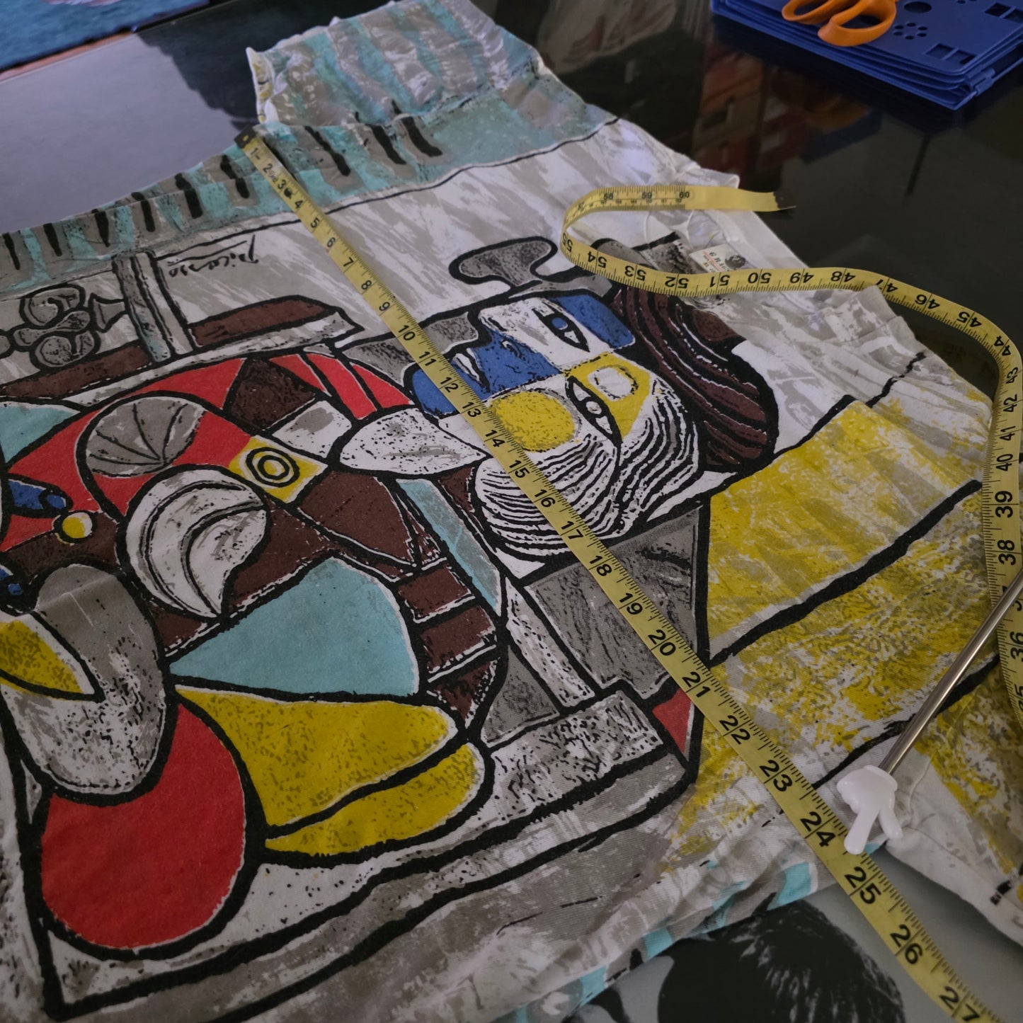 Rare Pablo Picasso All Over Print Graphic Tee XL