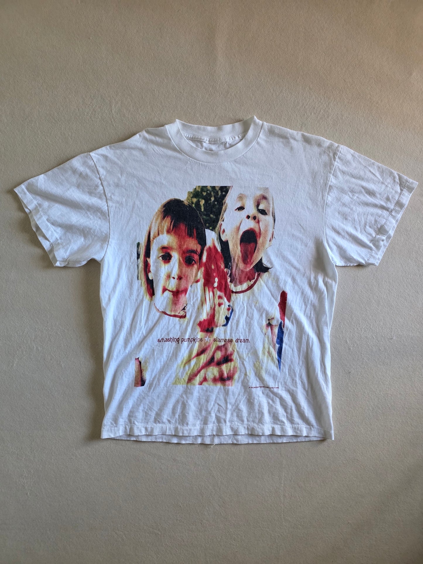Smashing Pumpkins Big Print Siamese Dream Tee Tshirt L Large