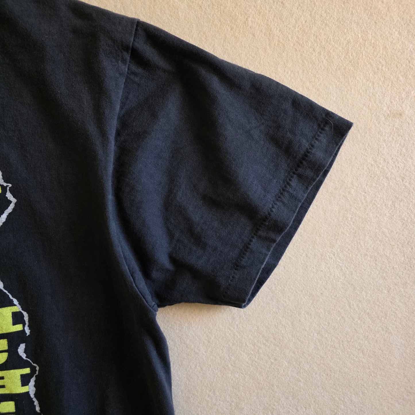 Sonic Youth Tannis Root Anna Karina Graphic Print Tshirt Faded Black L