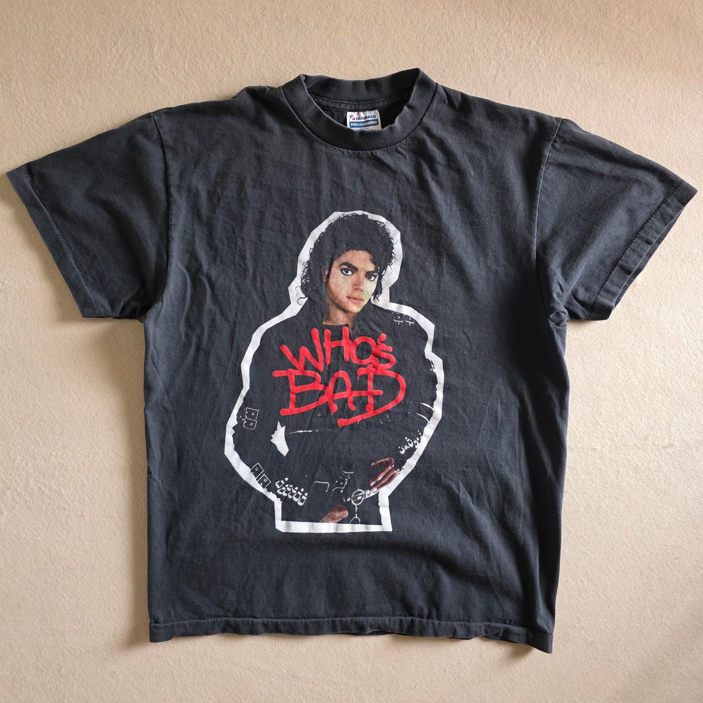Michael Jackson Bad 88 Tour Double-sided Print Tee Tshirt Large