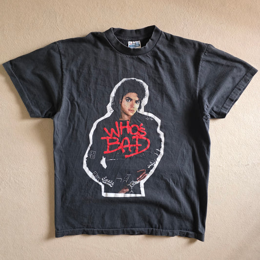 Michael Jackson Bad 88 Tour Double-sided Print Tee Tshirt Large