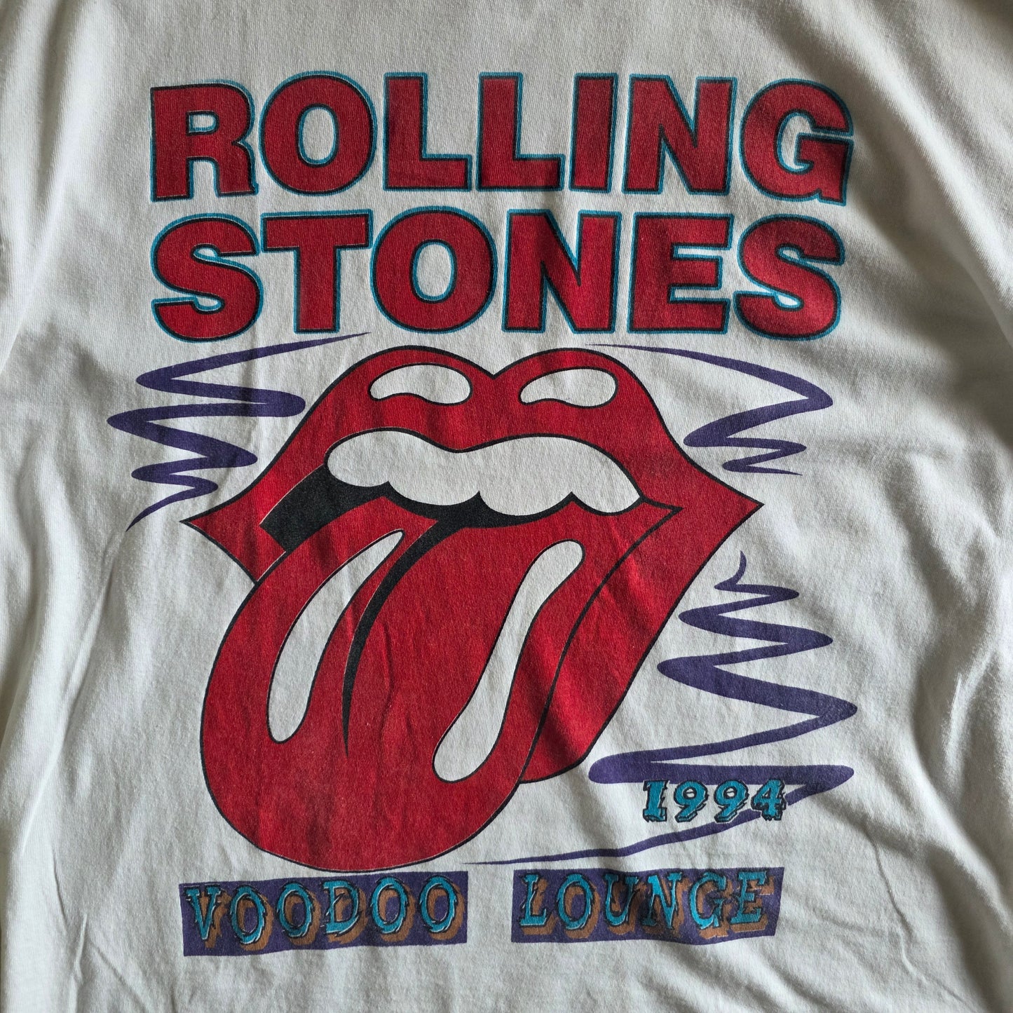 The Rolling Stones Voodoo Lounge Tour Tee Tshirt XL White