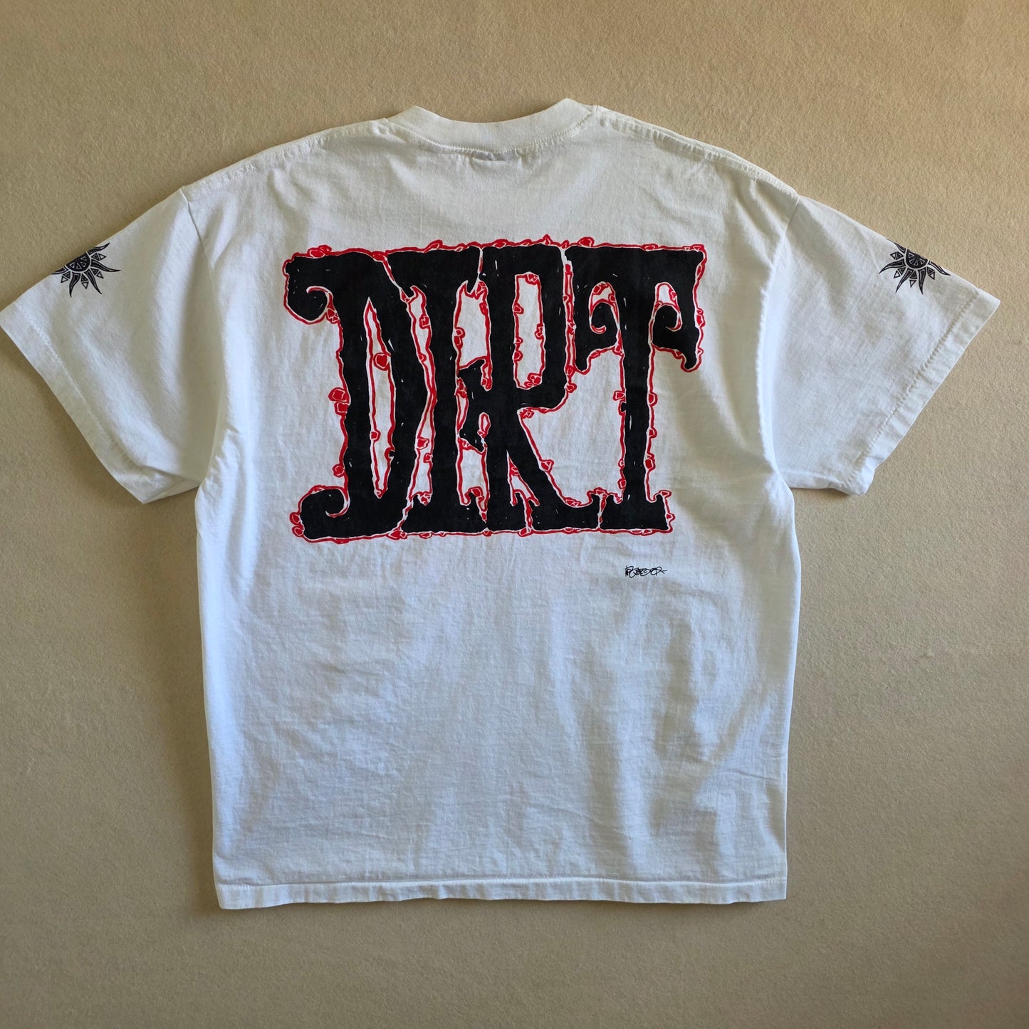 Alice In Chains Dirt 4-sided Print Tshirt White XL
