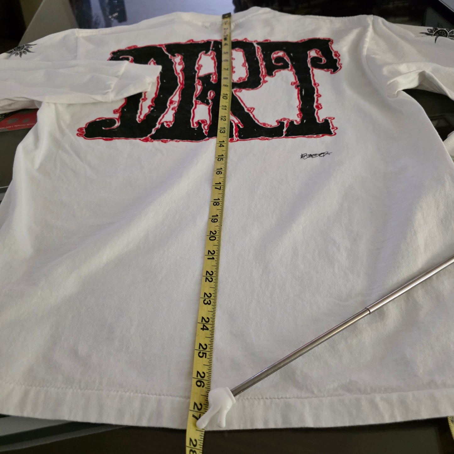 Alice In Chains Dirt 4-sided Print Long Sleeve Tshirt White Large