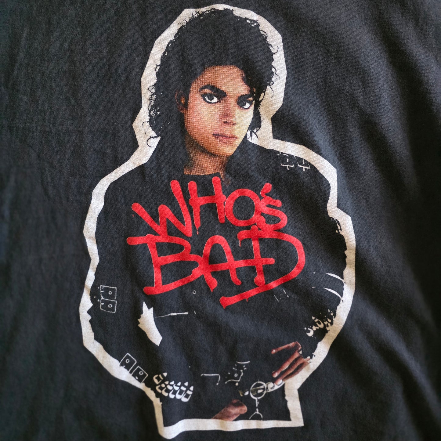 Michael Jackson Bad Double-sided Print Tee Tshirt XL