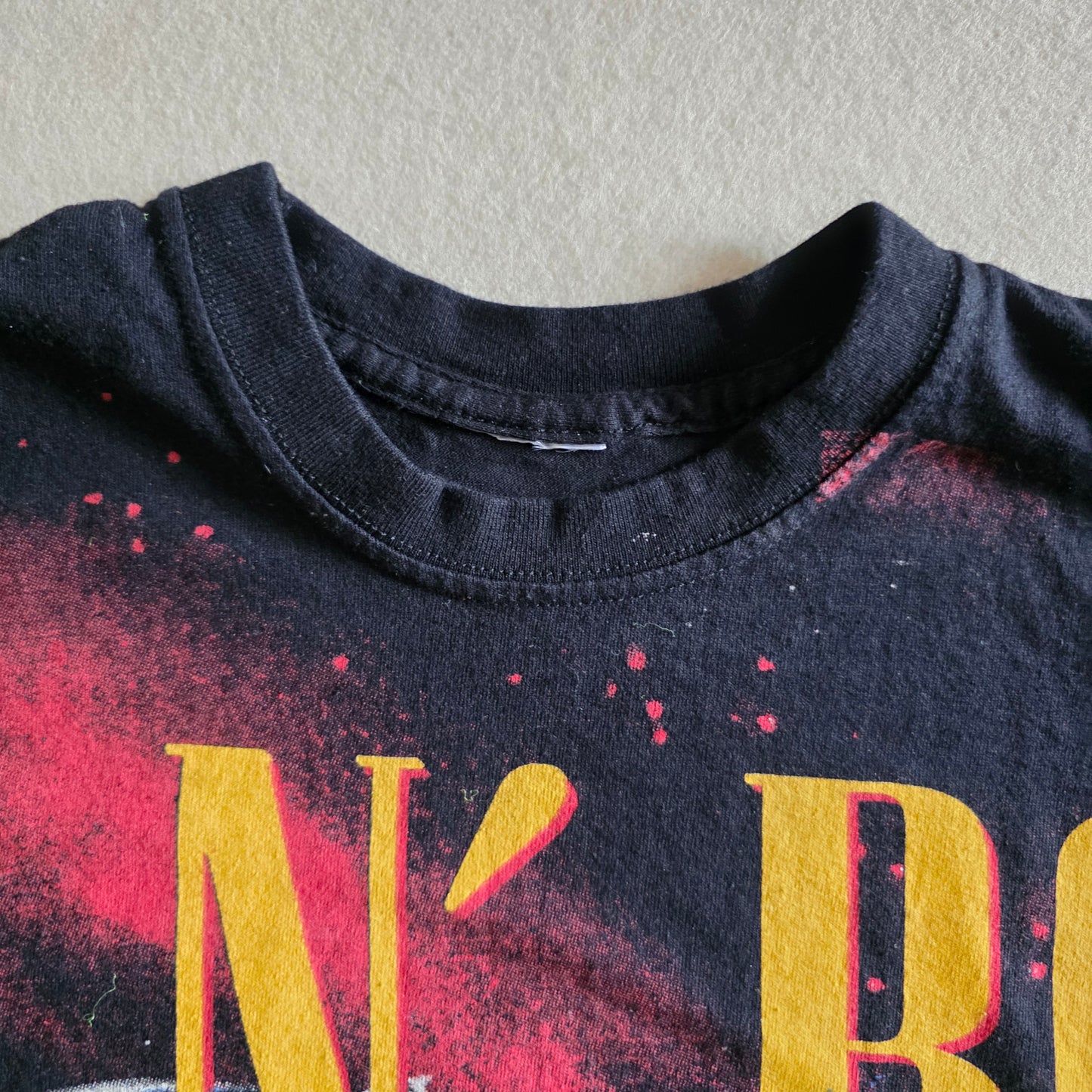 Guns N Roses GNR 2025 Bangkok Thailand Overprint All Over Print Tee Tshirt XL