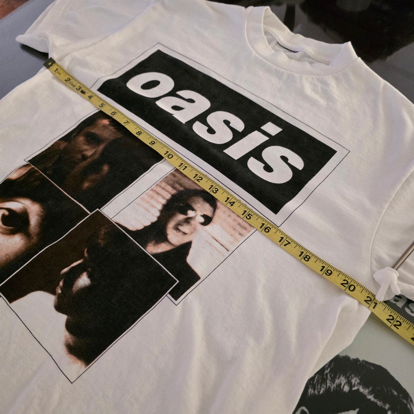 Oasis What's The Story Morning Glory Tour Tshirt L Washed White