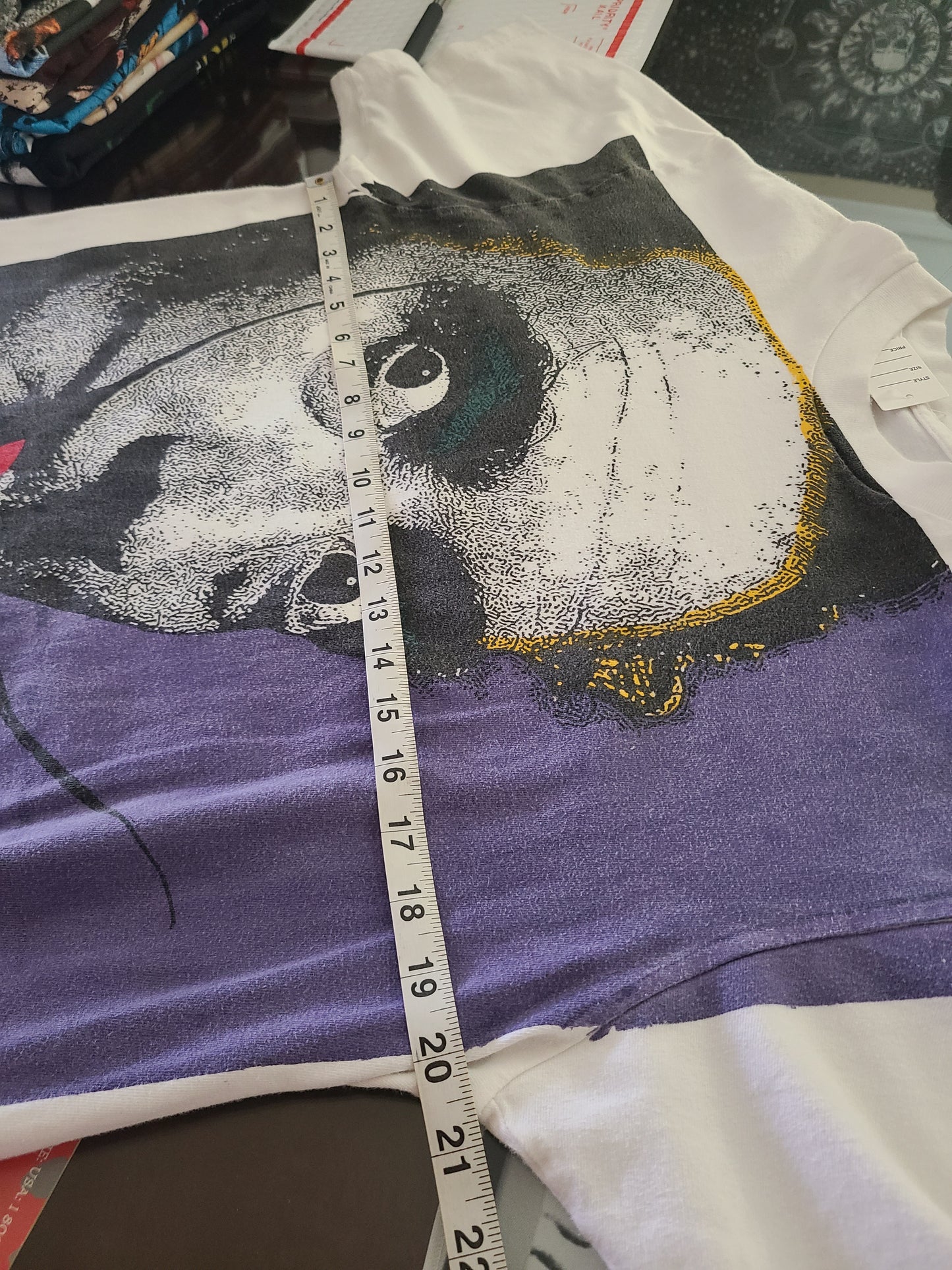 Salvador Dali Upcycled Retro Tee T Shirt Large Workshop Custom