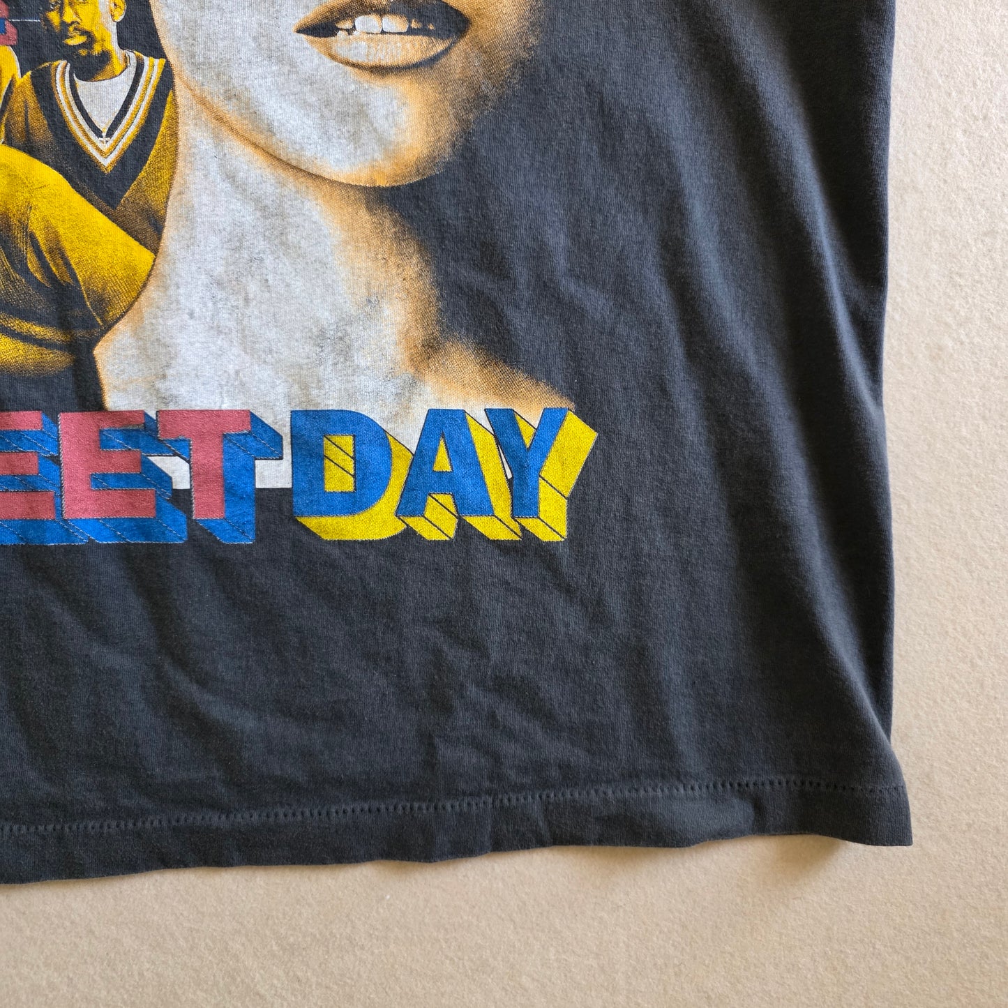 Mariah Carey Boyz II Men One Sweet Day Double-sided Tshirt XL Faded Black