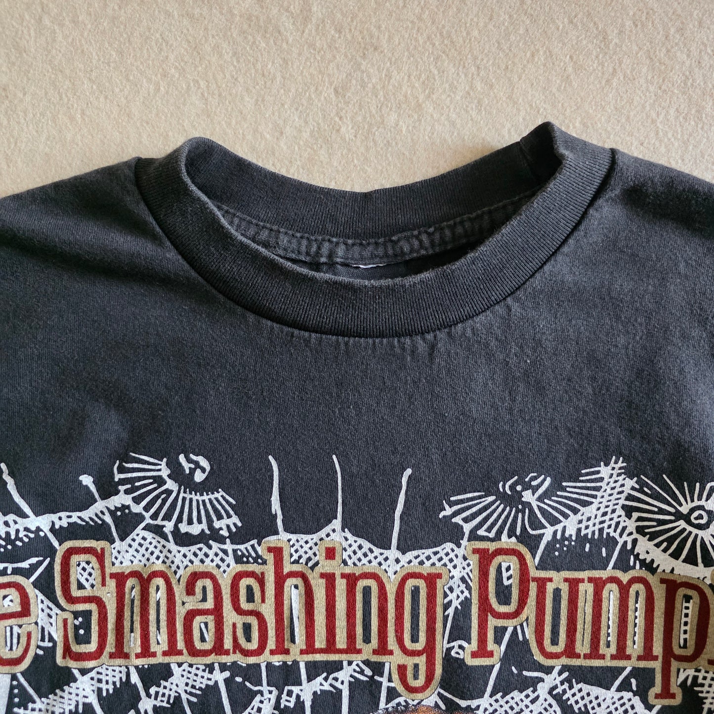 Smashing Pumpkins Melancholy And The Infinite Sadness Tshirt Fade Black L Large