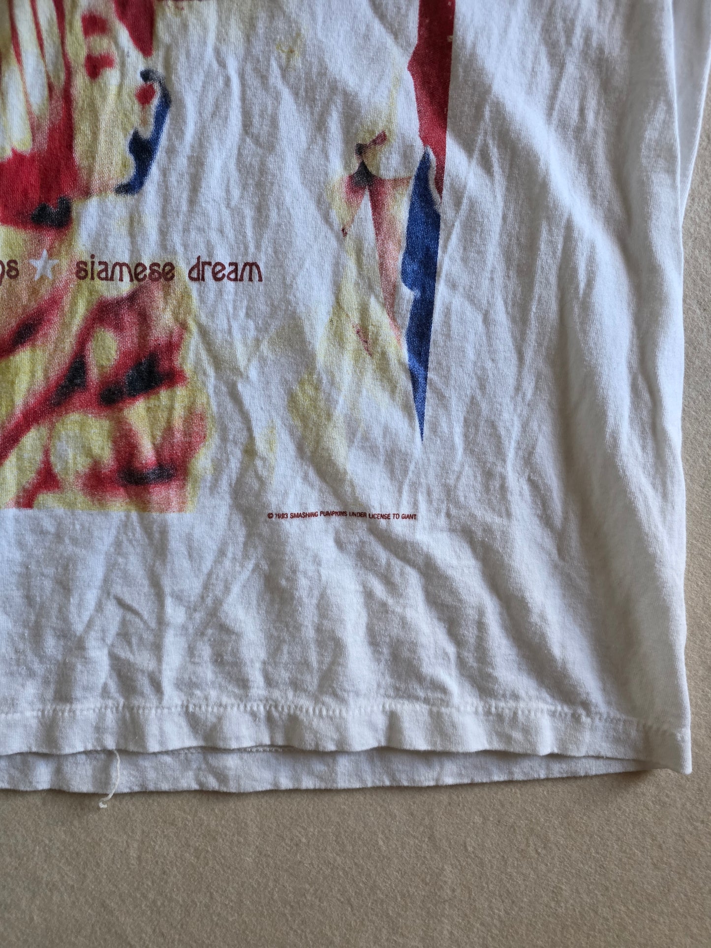 Smashing Pumpkins Big Print Siamese Dream Tee Tshirt L Large