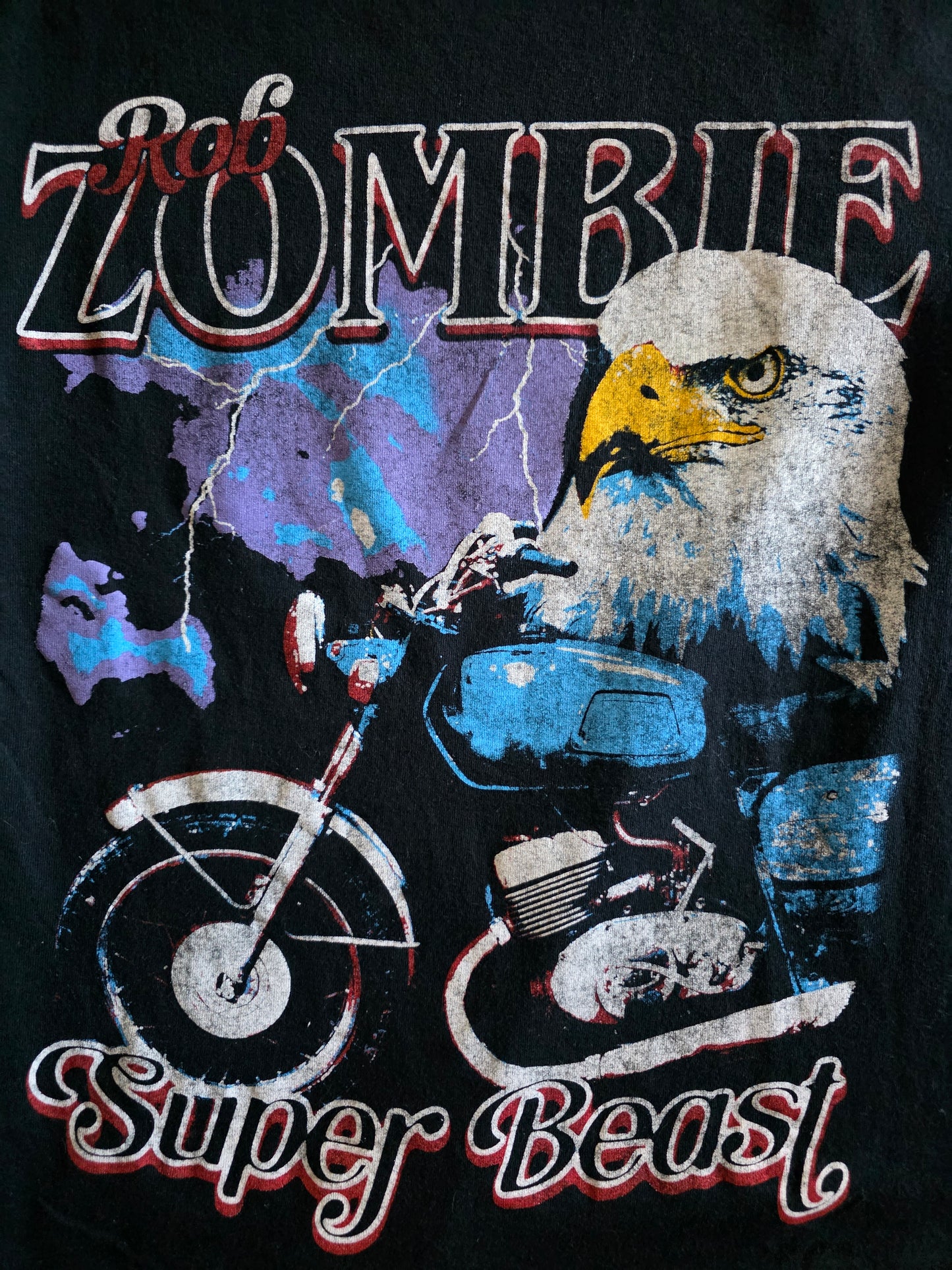 Rob Zombie Super Beast Tee Tshirt Black Small S