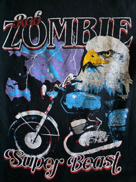 Rob Zombie Super Beast Tee Tshirt Black Small S