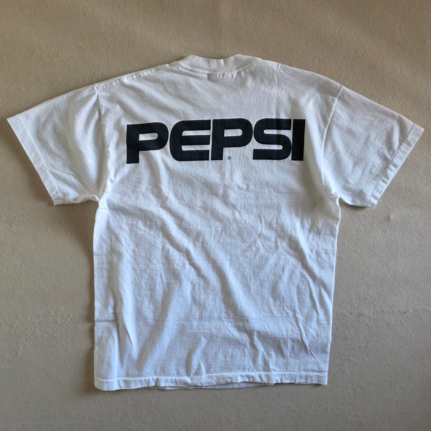 Home Alone Pepsi Retro Movie Tshirt Washed White