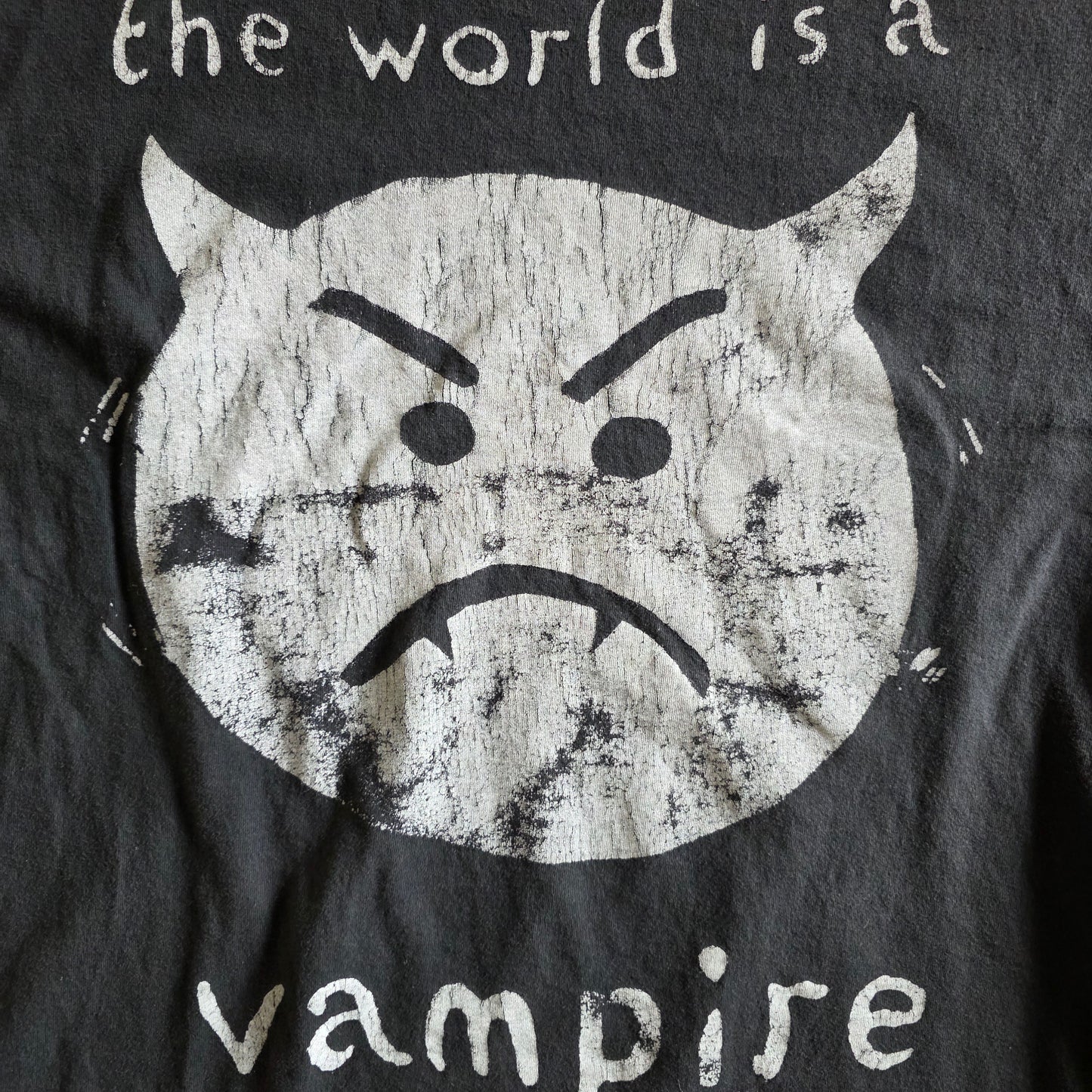 Smashing Pumpkins Infinite Sadness Tour Double-sided Print Tee XL Faded